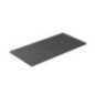 FOLIA Piatto doccia ceramica rettangolare cm. 160x80 finitura nero matt altezza 3cm