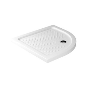 Piatto doccia semicircolare ceramica H6 - 1062 altezza 6cm