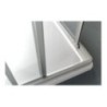 ADRIA Box doccia Angolare scorrevole finitura bianco 70 cm trasparente (misura 62/72-80/90 h.185)