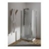 BLADY DOOR Porta a battente finitura bianco 80 cm trasparente (misura 75/80 h.185)