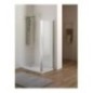 BLADY DOOR Porta a battente finitura cromo 80 cm trasparente (misura 75/80 h.185)