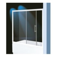 BLOOM BATH Sopravasca finitura bianco 120 cm trasparente (misura 115/120 h.140)