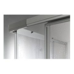BRIO Box doccia Angolare scorrevole finitura bianco 80 cm acrilico (misura 70/80-70/80 h.185)