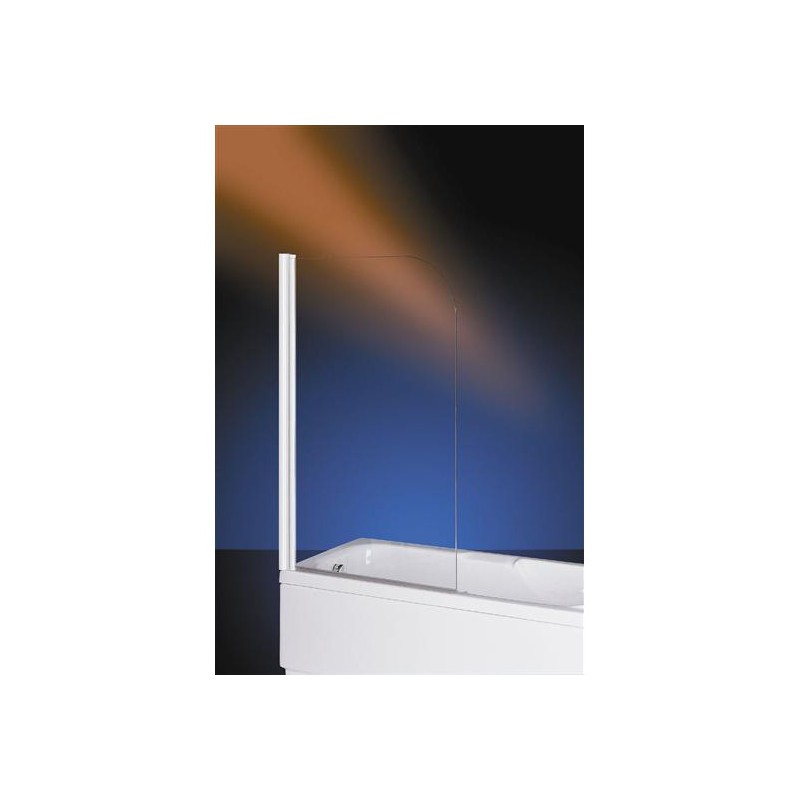 FLIPPER1 coprivasca 1 anta finitura argento satinato 80/82 cm trasparente (misura 80/82 h.140)