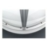 GULLIVER Box doccia Circolare scorrevole finitura bianco 80 cm acrilico (misura 78/80-78/80 h.185 raggio 55)