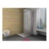 PANORAMA Parete doccia fissa per Box Doccia cm 140 finitura argento satinato (misura 138/140 h.200)