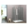 FERBOX - PANORAMA Box doccia Angolare fix+porta battente cm 70x100 finitura cromo lucido (misura 68/70-98/100 h.200)