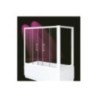 FERBOX - ZED BATH Sopravasca finitura bianco 115 cm trasparente (misura 110/115 h.140)