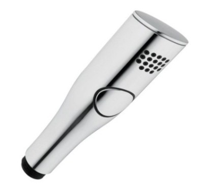 BAGNO ITALIANO KIT DOCCIA SHUT-OFF con supporto fisso abs e flessibile pvc silver 100cm colore cromo