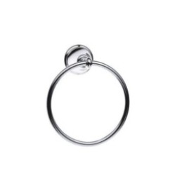 DIANA Portasalviette ad anello finitura cromo