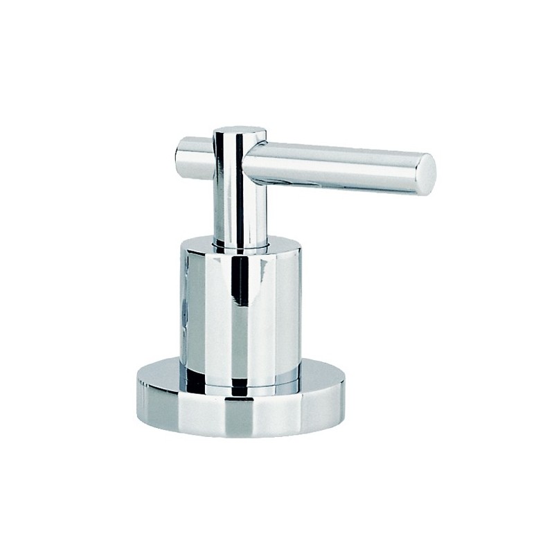 ROAMING MONOLEVA rubinetto d'arresto 1/2" finitura cromo con particolari in legno