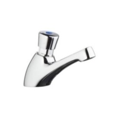 COMMUNITY COMFORT Rubinetto collo cigno temporizzato 1/2" 8-12 secondi finitura cromo