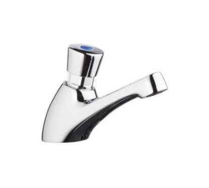 COMMUNITY COMFORT Rubinetto collo cigno temporizzato 1/2" 8-12 secondi finitura cromo