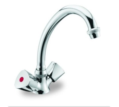 LILLY monoforo per lavello finitura cromo