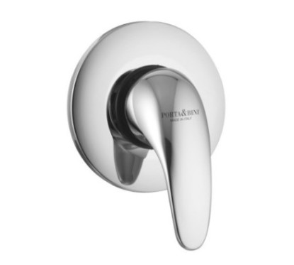 ITALY Monocomando doccia incasso finitura colorato bianco