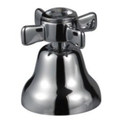 BIJOU rubinetto d'arresto 1/2pollice finitura cromo