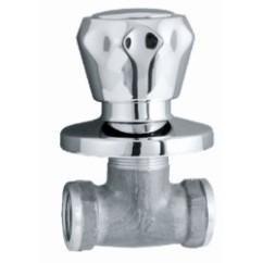 ECO2 rubinetto arresto incasso 1/2" finitura cromo