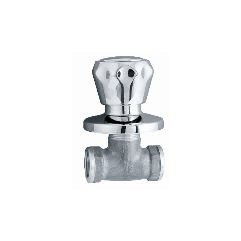 ECO2 rubinetto arresto incasso 1/2" finitura cromo