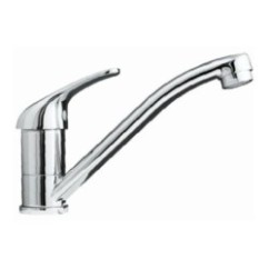 CIAO monocomando lavello monoforo canna corta finitura cromo