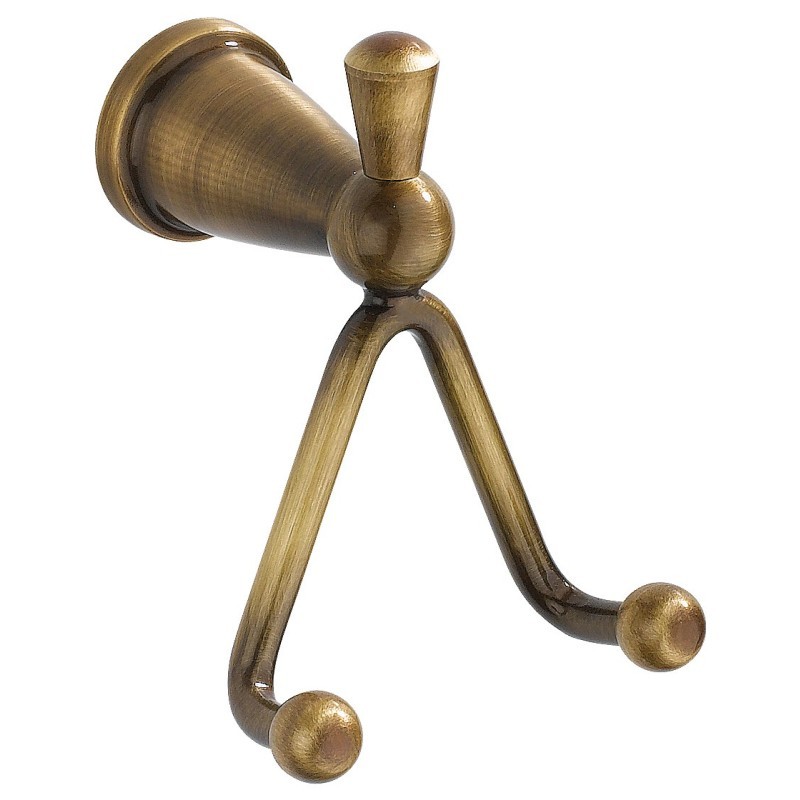 ARMONIA appendiabito doppio finitura bronzo
