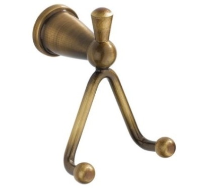 ARMONIA appendiabito doppio finitura bronzo