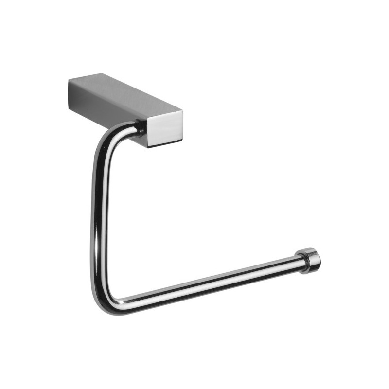 OSCAR porta rotolo sagomato in ottone cromato