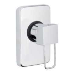 QUADRA rubinetto monocomando doccia  incasso finitura cromo