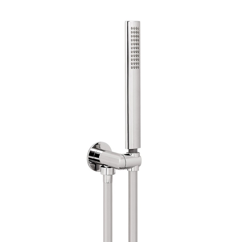 Kit presa acqua ovale in ottone cromo