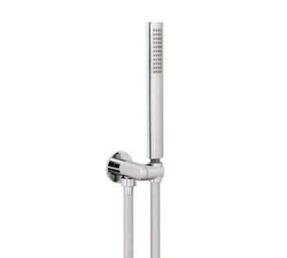 Kit presa acqua ovale in ottone cromo