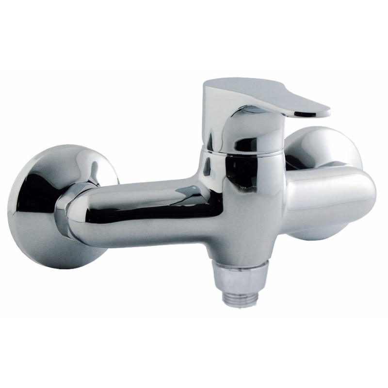 FLY monocomando doccia esterno senza duplex finitura cromo