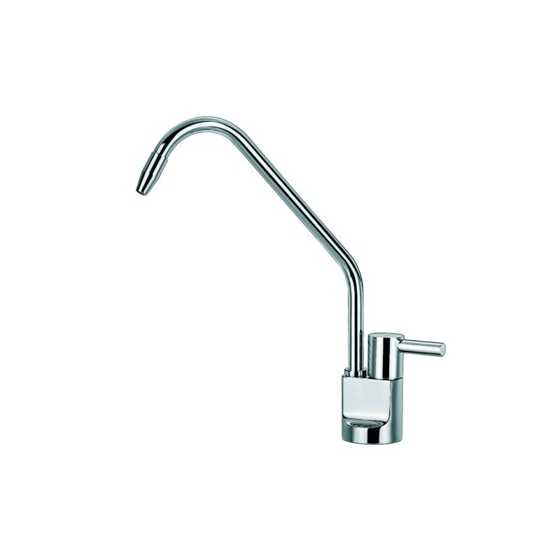 IDEALAQUA rubinettino monovia per trattamento acque finitura cromo