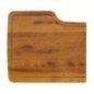 TAGLIERE IN LEGNO IROKO Tagliere 467x439 mm