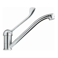 CIAO monocomando lavello monoforo leva clinica finitura cromo