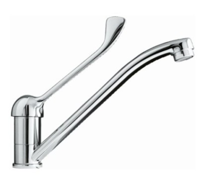 CIAO monocomando lavello monoforo leva clinica finitura cromo