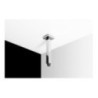 BRACCIO QUADRO 151 Braccio quadro a soffitto L. 250x25 in acciaio inox finitura super mirror