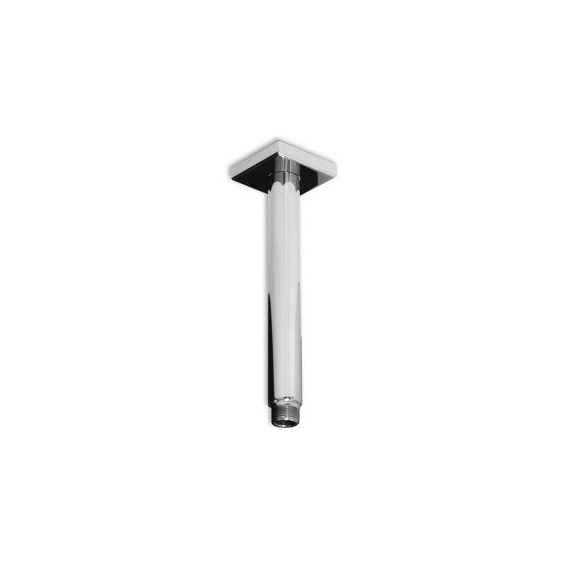 BRACCIO TONDO 156 Braccio tondo a soffitto L. 250x25 in acciaio inox finitura super mirror