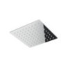 MESSICO 119 Soffione quadro saldato 200x200 getto a pioggia in acciaio inox finitura satinato