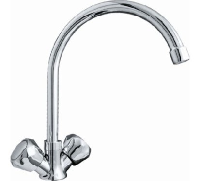 ECO2 monoforo lavello canna alta finitura cromo