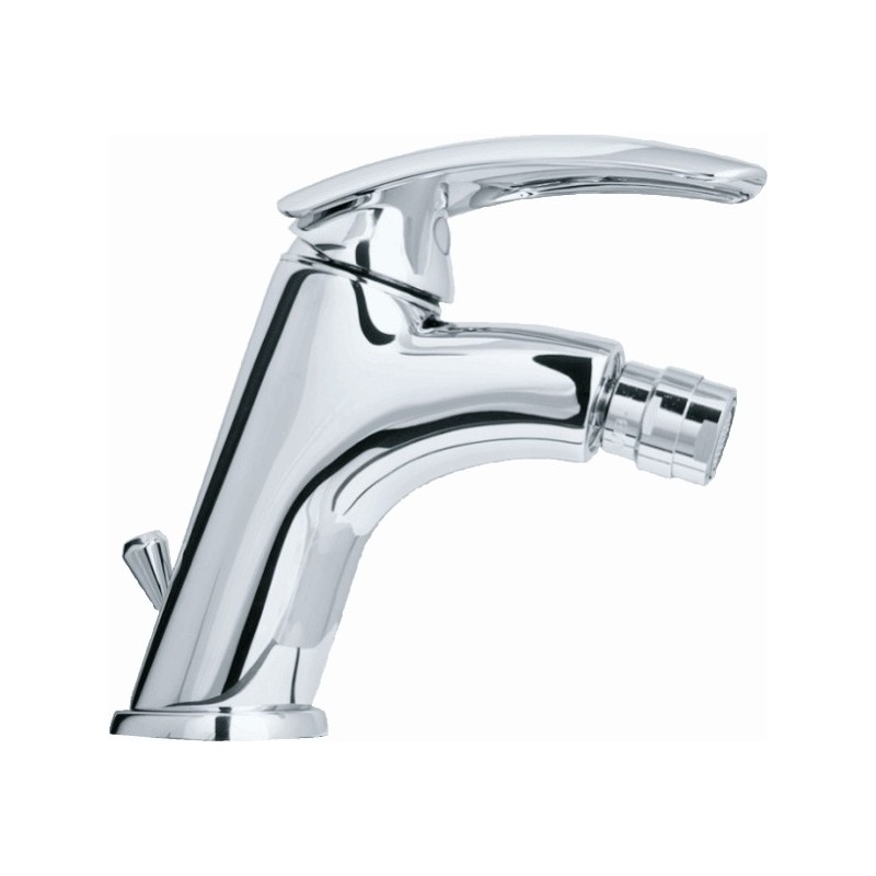 SMART monocomando bidet con scarico finitura cromo
