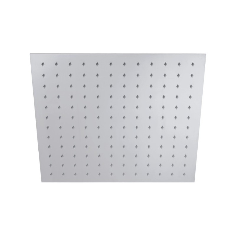 SQUARE FLAT Soffione rettangolare in acciaio 20x30 cm