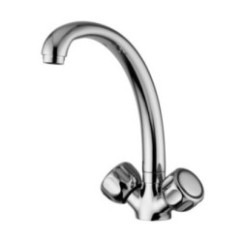 Gruppo monoforo per lavello con canna girevole