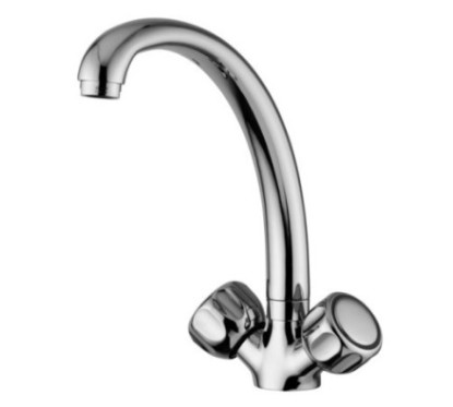 Gruppo monoforo per lavello con canna girevole