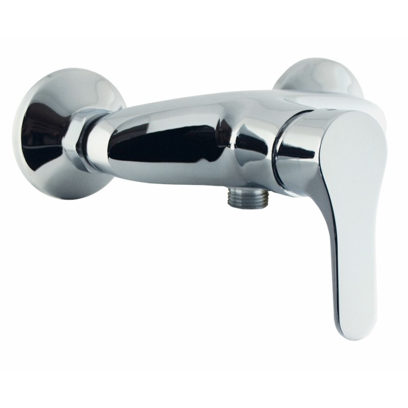 FLY monocomando doccia esterno frontale senza duplex finitura cromo