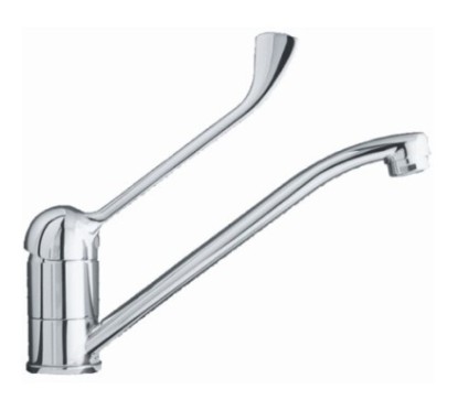 TREND monocomando lavello monoforo leva clinica finitura cromo