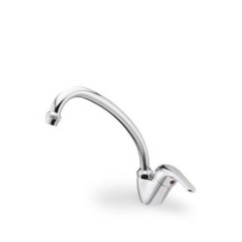 Monocomando per lavello corpo ø45mm finitura cromo