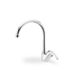 Monocomando per lavello corpo ø45mm finitura cromo
