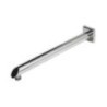 BRACCIO TONDO 155 Braccio tondo a muro L. 400x25 in acciaio inox finitura super mirror