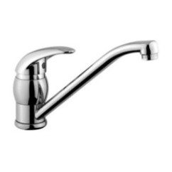 Miscelatore cucina con canna girevole finitura cromo