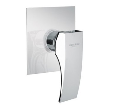 LASER Monocomando doccia incasso finitura cromo