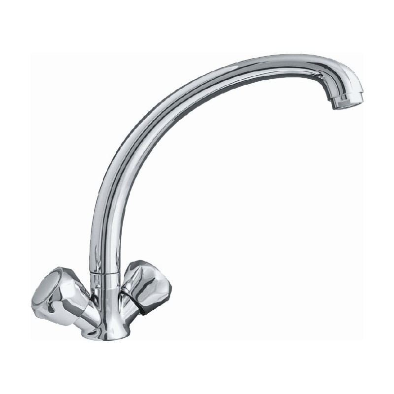 ECO2 monoforo lavello canna "FI" finitura cromo